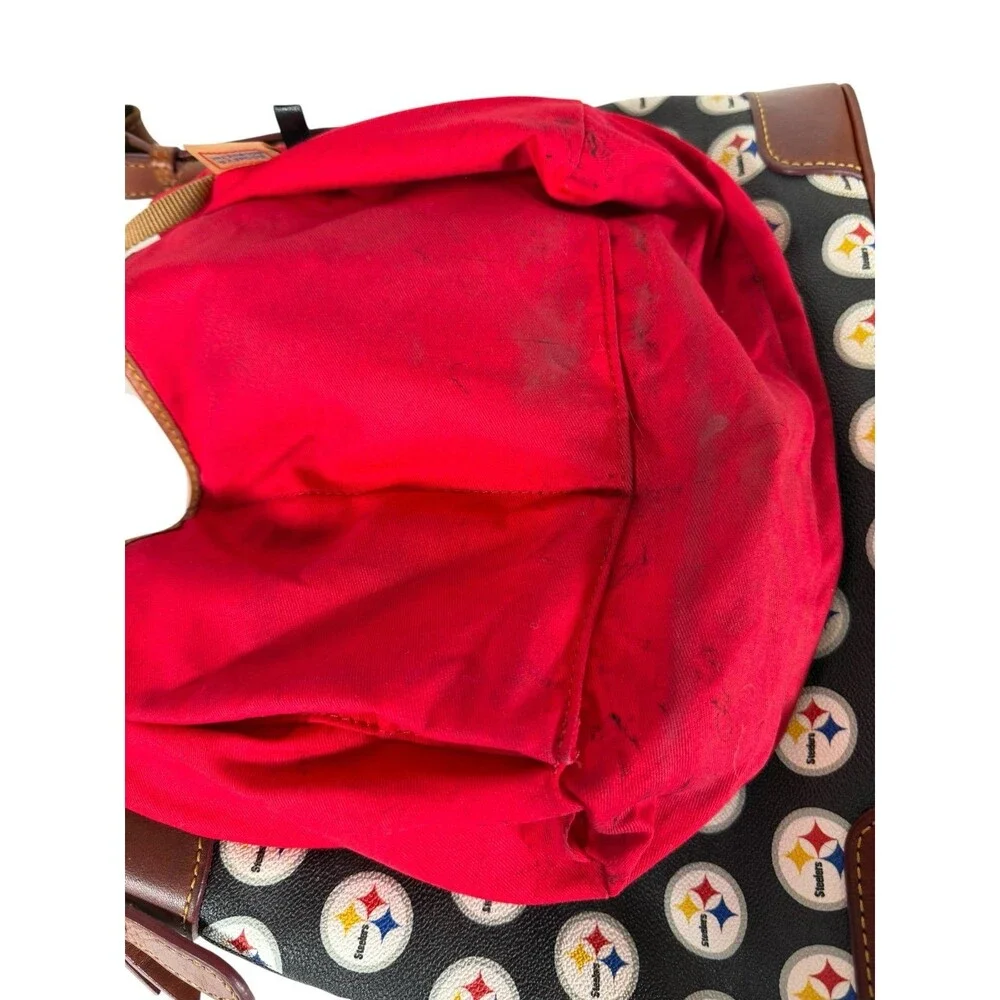 Dooney & Bourke Pittsburgh Steelers NFL Football Shoulder Hobo Bag Purse